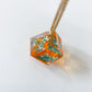 1970s Vintage Yellow & Orange Gems Necklaces