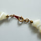 1990s Vintage Mother of Pearl Heart Choker Necklace