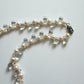 1990s Vintage Pearls & Glass Teardrop Necklace