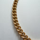 1980s Vintage Gold-Toned Big Chunky Chain Necklace