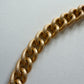 1980s Vintage Gold-Toned Big Chunky Chain Necklace