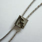 1970s Vintage Silver-Toned Metallic Leaf Vine Bolo Tie