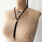 1970s Vintage Golden Saddle Triangle Bolo Tie