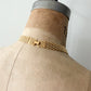 1980s Vintage Gold-Toned Trifari Chain Link Choker Necklace