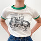 1977 Vintage Charlie's Angels Ringer T-Shirt 1970s