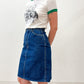 1980's Vintage Oscar de la Renta Jean Skirt