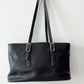 Y2K 2000s COACH 9813 Legacy Medium West Market Tote Purse in Black Leather