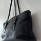 Y2K 2000s COACH 9813 Legacy Medium West Market Tote Purse in Black Leather