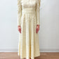 1970's Vintage Ivory Prairie Maxi Dress