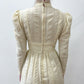 1970's Vintage Ivory Prairie Maxi Dress