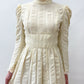 1970's Vintage Ivory Prairie Maxi Dress