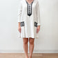 1920s Vintage Cotton Drop Waist Dress