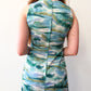 1970s Vintage Trees and Reeds Maxi Summer Dress
