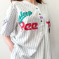 1990s Vintage Esleep & Co Baseball Jersey Style Pajama Set - Deadstock!