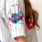 1990s Vintage Esleep & Co Baseball Jersey Style Pajama Set - Deadstock!