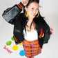 1960s Vintage Leo High School Black and Orange Letterman Jacket