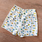 1960s Vintage Sailing Flags Novelty Print Kids Pajama Set