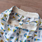 1960s Vintage Sailing Flags Novelty Print Kids Pajama Set