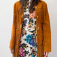 1970s Vintage Stunning Suede Fringe Hippie Jacket