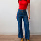 1970s Vintage Nest-Ce Pas? Star Butt Rear Iconic Denim Bellbottom Jeans