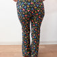 1970s Vintage Wrangler Dark Floral Print Pants