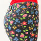1970s Vintage Wrangler Dark Floral Print Pants