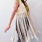 1970s Vintage Incredible and Epic Long Fringe Handmade Macramé Vest