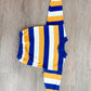 1980s Vintage Health-Tex Maize and Blue Striped Toddler Kids Crewneck