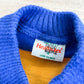 1980s Vintage Health-Tex Maize and Blue Striped Toddler Kids Crewneck