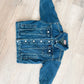1990s Vintage Levi's Red Tab Medium Wash Denim Trucker Jacket Toddler Kids