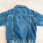 1990s Vintage Levi's Red Tab Medium Wash Denim Trucker Jacket Toddler Kids