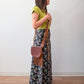 1970s Vintage Handmade Dark Brown Leather Fringe Crossbody Purse