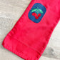 1970s Vintage Red Cherry Knee Patch Kids Bellbottom Pants