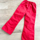 1970s Vintage Red Cherry Knee Patch Kids Bellbottom Pants