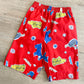 1980s Vintage Deadstock NWT Abstract Dog Turtle Print Kids Shorts
