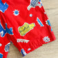 1980s Vintage Deadstock NWT Abstract Dog Turtle Print Kids Shorts