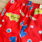 1980s Vintage Deadstock NWT Abstract Dog Turtle Print Kids Shorts