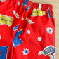 1980s Vintage Deadstock NWT Abstract Dog Turtle Print Kids Shorts