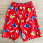 1980s Vintage Deadstock NWT Abstract Dog Turtle Print Kids Shorts