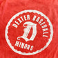 1960s - 70s Vintage Dexter Baseball Major and Minor League Thrashed Kids Tee Shirts - Set of 3