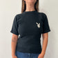 1960s - 1970s Vintage Playboy Bunny Emblem Short Sleeve Crewneck