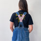 1930s - 1940s Vintage Pioneer Denim Patched Up Thrashed Overalls