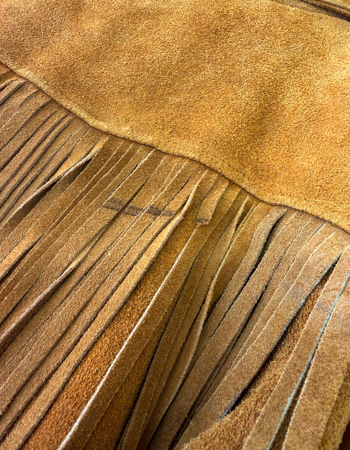 1970s Vintage Stunning Suede Fringe Hippie Jacket