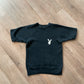 1960s - 1970s Vintage Playboy Bunny Emblem Short Sleeve Crewneck