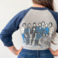 1980s Vintage Chicago Band Tour Raglan Tee Shirt