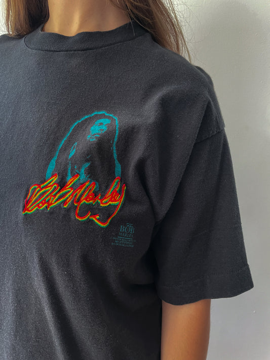 1992 Vintage Bob Marley Embroidered T-shirt