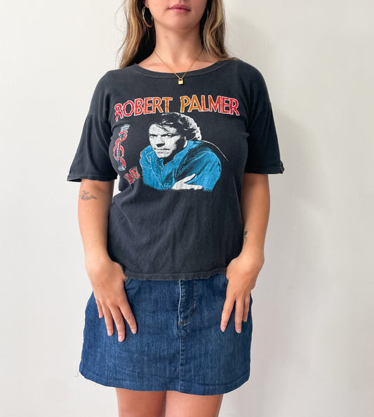 1980s Vintage Robert Palmer Tour Bootleg Tee Shirt