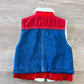 1980s Vintage Kids Sherpa Lined Denim Vest