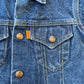 1980s Vintage Kids Orange Tab "Little Levi's" Trucker Denim Jacket