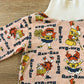 1970s Vintage Kids School Spirit Novelty Print Turtleneck